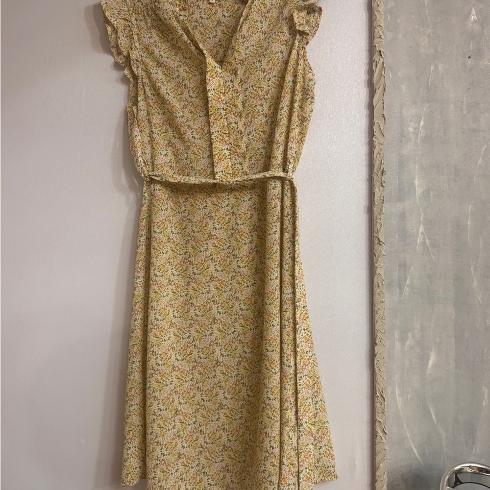 Floral Yellow Dress